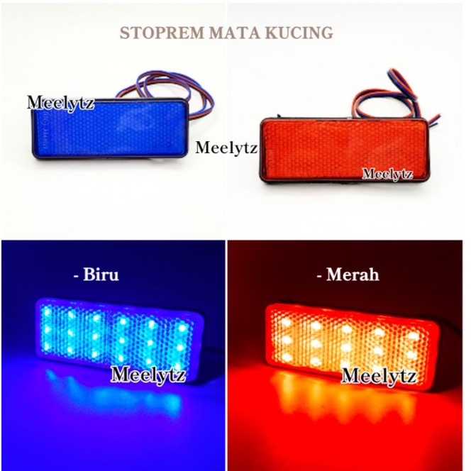 Lampu LED Stop Rem mata kucing 2 mode senja diam rem kedip dijamin terang universal waterproof