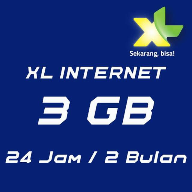 Paket Kuota Internet XL 3gb full 24jam Berkualitas