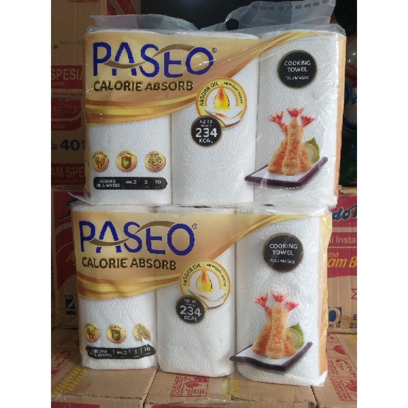 TISSUE PASEO TOWEL TISYU PASEO PENYERAP MINYAK TISU