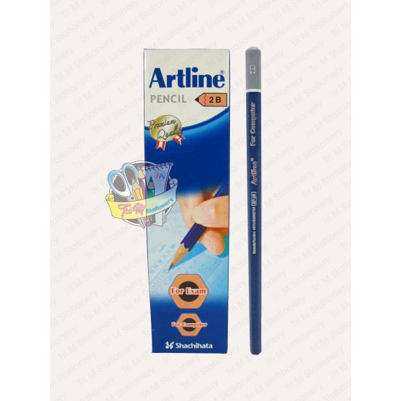 ARTLINE Pensil Kayu 2B [Pak isi 4 &12]