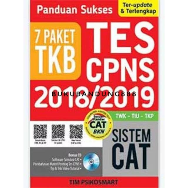 Buku Panduan Sukses Tes Cpns 2018 2019 7 Paket Tkb Shopee Indonesia