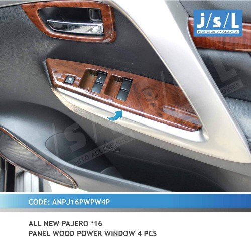 Wood Panel All New Pajero Power Window