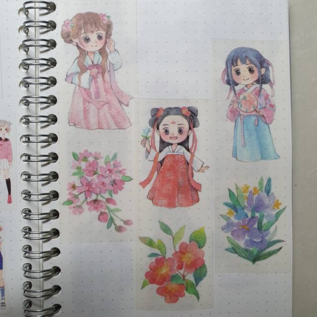 

washi tape sample for scrapbook and journal ( per meter )