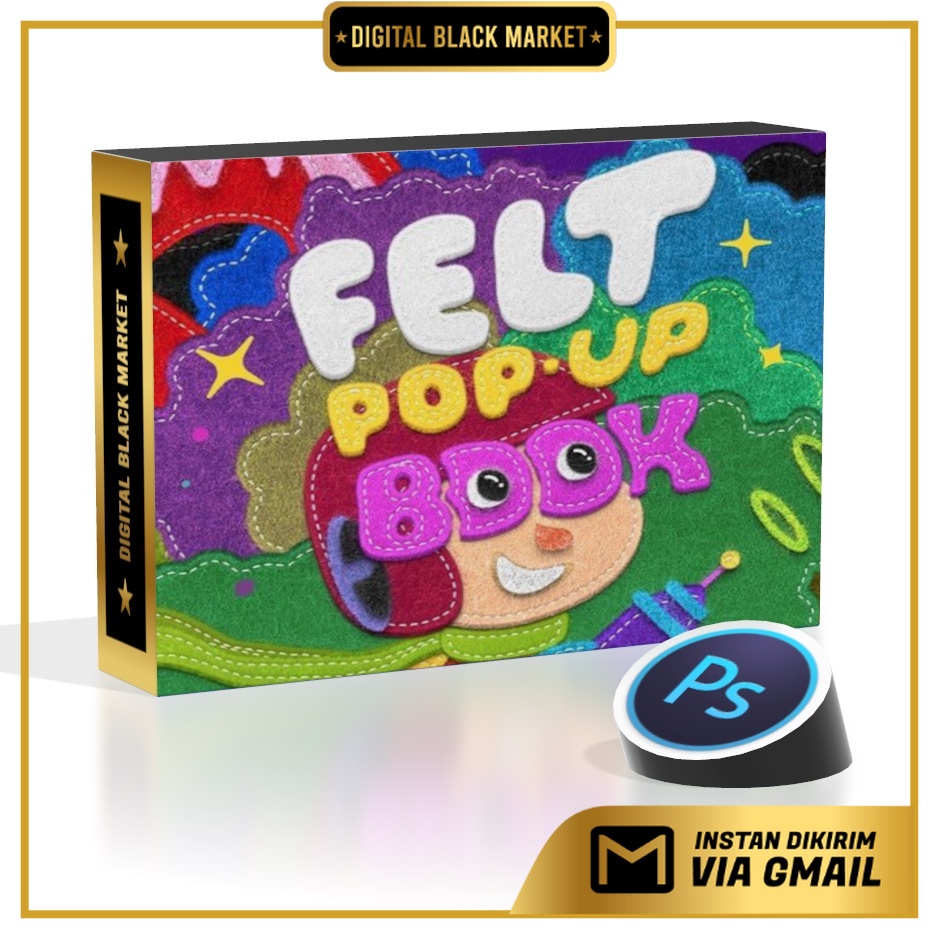 Felt Popup Book Maker - Photoshop - Business Branding