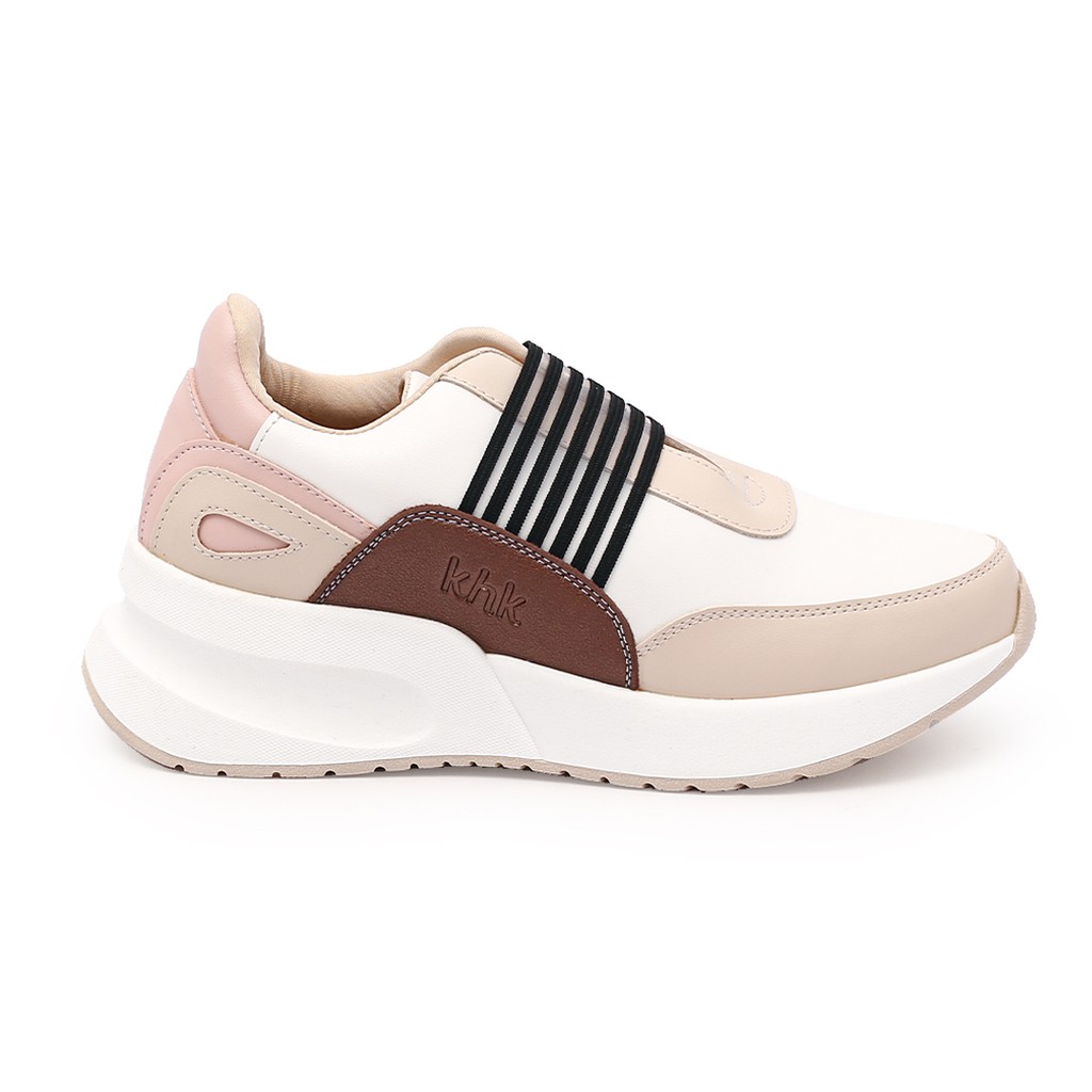 KHK by Khakikakiku Lily Cream Sneakers Slip on Wanita Casual