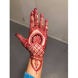 Paket Henna Golecha Maroon + Cetakan Sticker Hena Merah Hati Marun