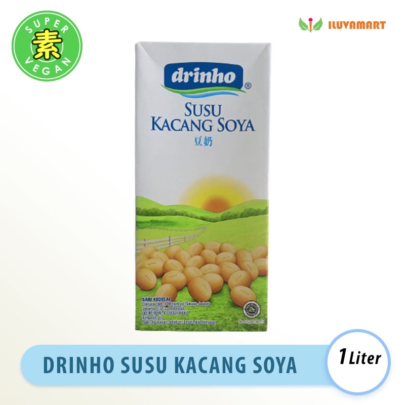 

Drinho Soya Bean Milk 1 Liter Susu Kacang Soya Boisson Au Sojja