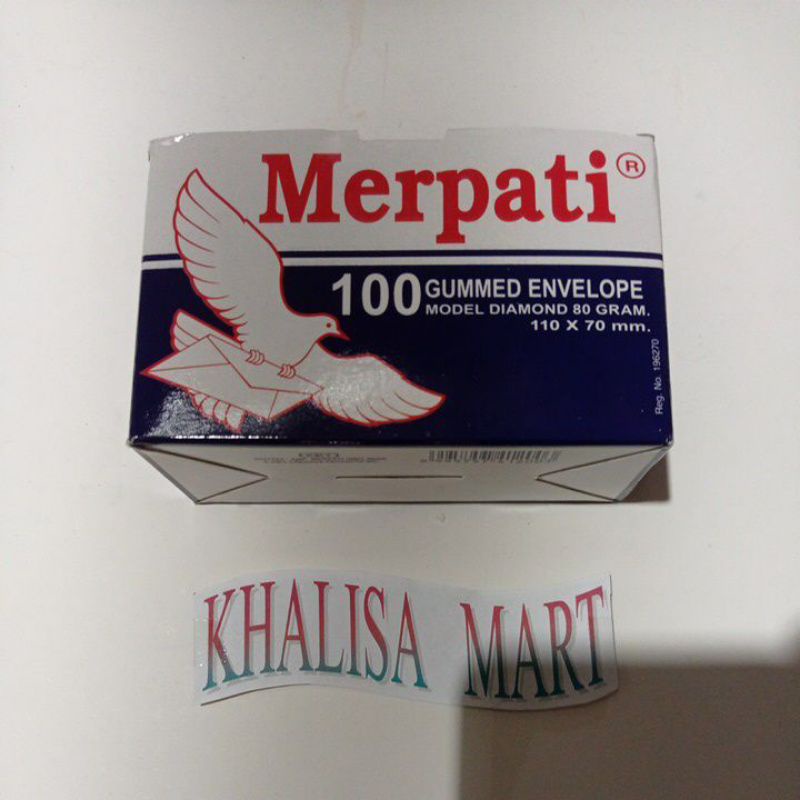

Amplop Putih Cap Merpati ISI 100