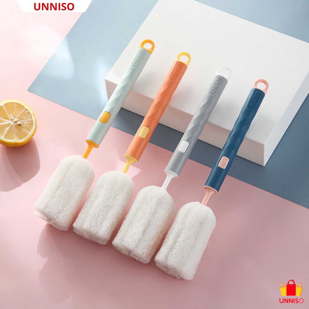 UNNISO - Sponge Cup Silicone Bottle Cleaner Brush SCP07