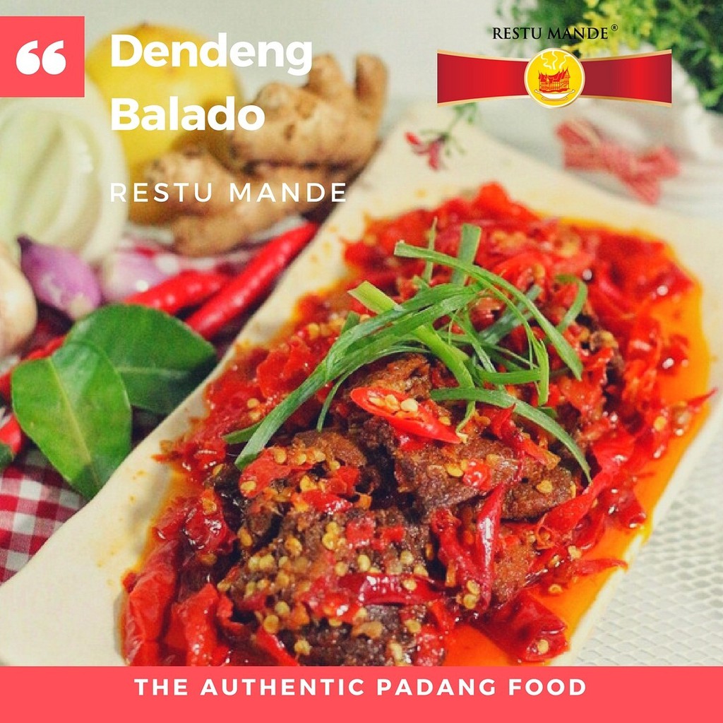 Dendeng Balado Halal - Masakan Padang - Daging Sapi Pilihan - Indonesia Food
