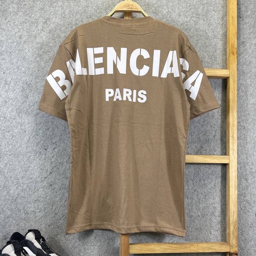 KAOS TSHIRT B4LENCIAG4 COMBADE LENGAN PENDEK MIRROR FULLTAG