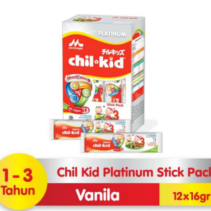 

[[BISA COD]] morinaga chil kid platinum stick pack vanila 12 x 16gr DISKON Kode 1004