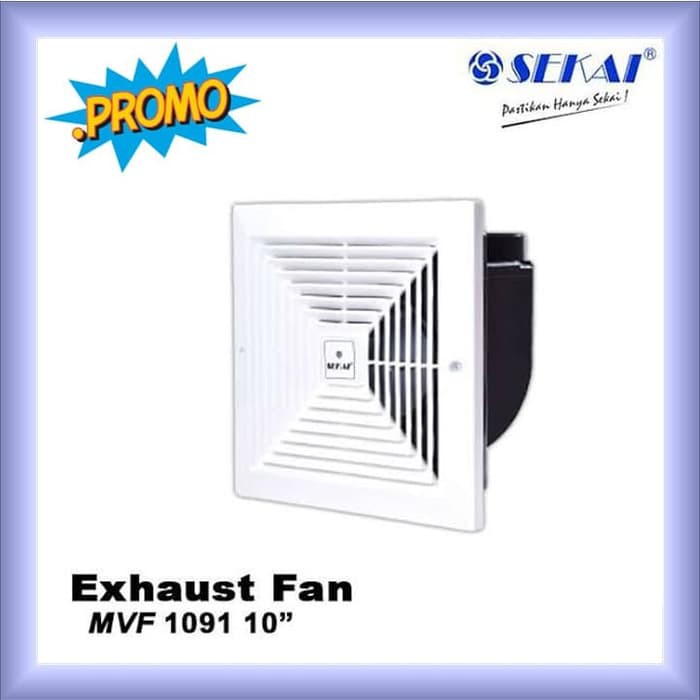 sekai cmvf-1091 ceiling exhaust/hexos/heksos fan plafon 10 (25 cm)