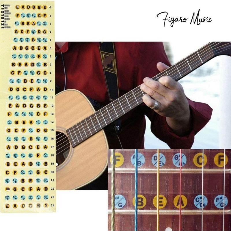 Stiker Gitar Penanda Fret Gitar - Fretboard Guitar Label