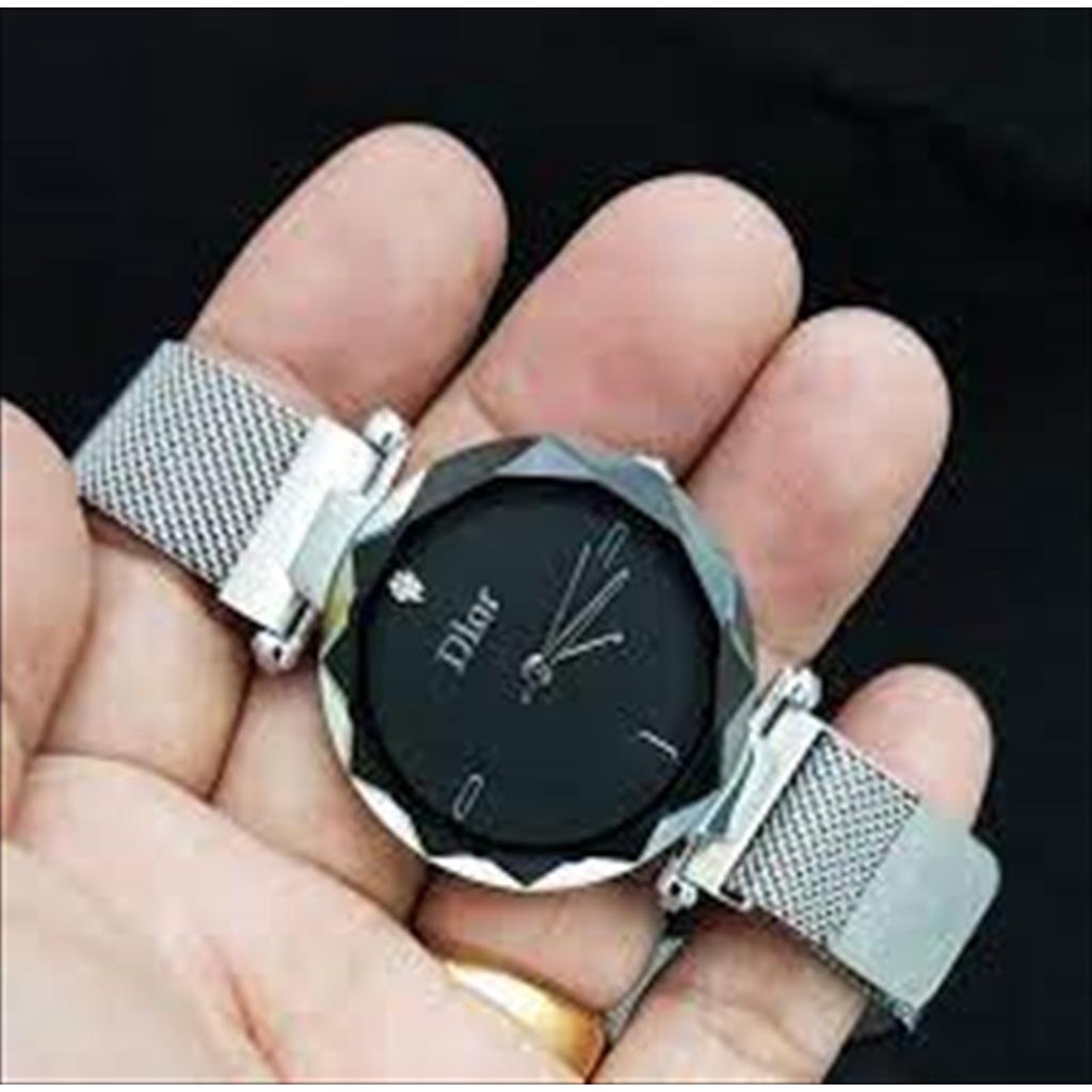 OTS 158 - Jam Tangan Wanita Magnet Pasir Glitter