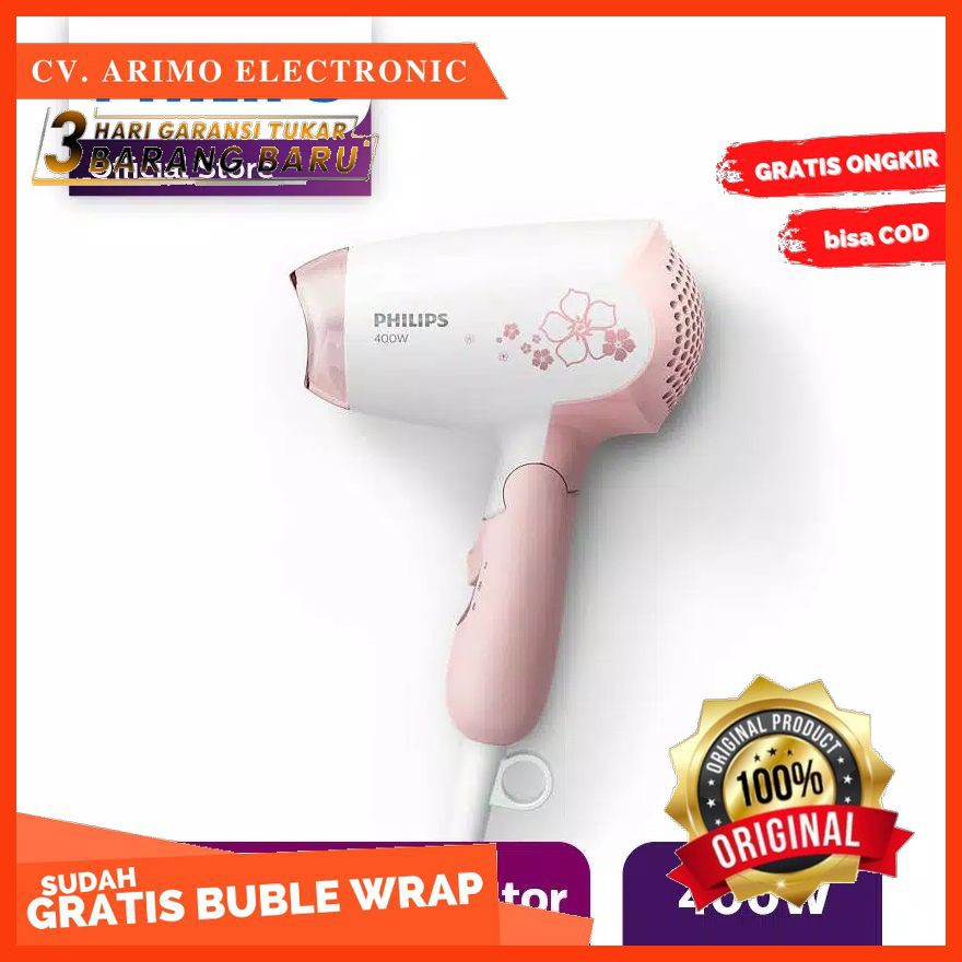 PROMO.. PHILIPS Hair Dryer / Pengering Rambut Foldable 400w / Hairdryer HP8108 / ORIGINAL100%