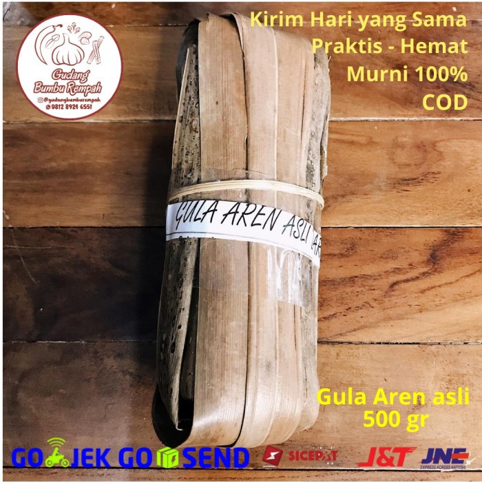 

œTX³ Gula Aren Asli 500 gr Rempah Bumbu Dapur Super Keren