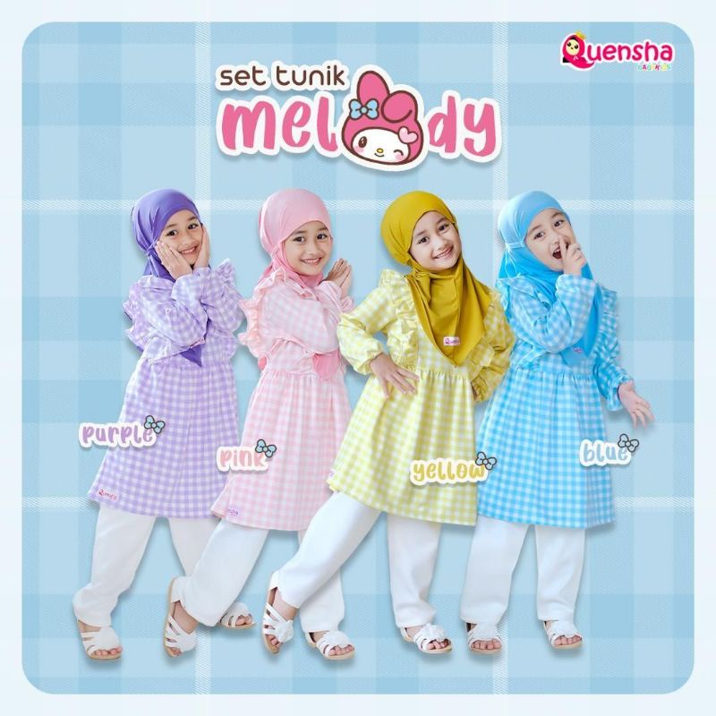 SET TUNIK ANAK MELODY BY QUENSHA KIDS