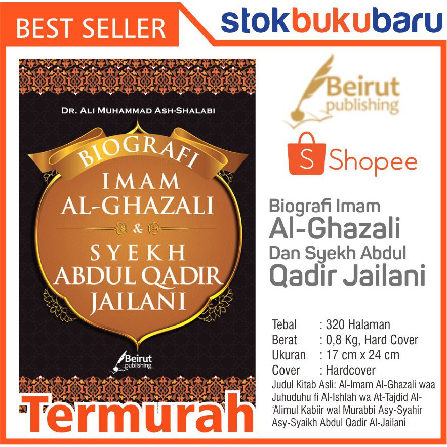 Buku Biografi Imam Al Ghazali Dan Syekh Abdul Qadir Jailani Shopee Indonesia
