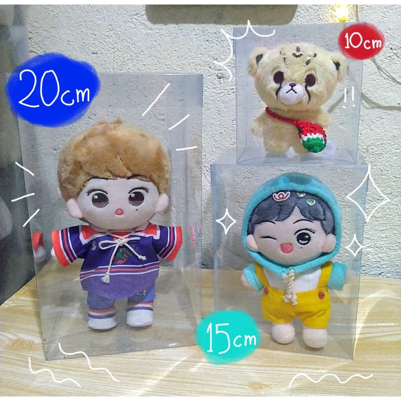 Kotak Mika Untuk Plush Doll/ Kpop Doll