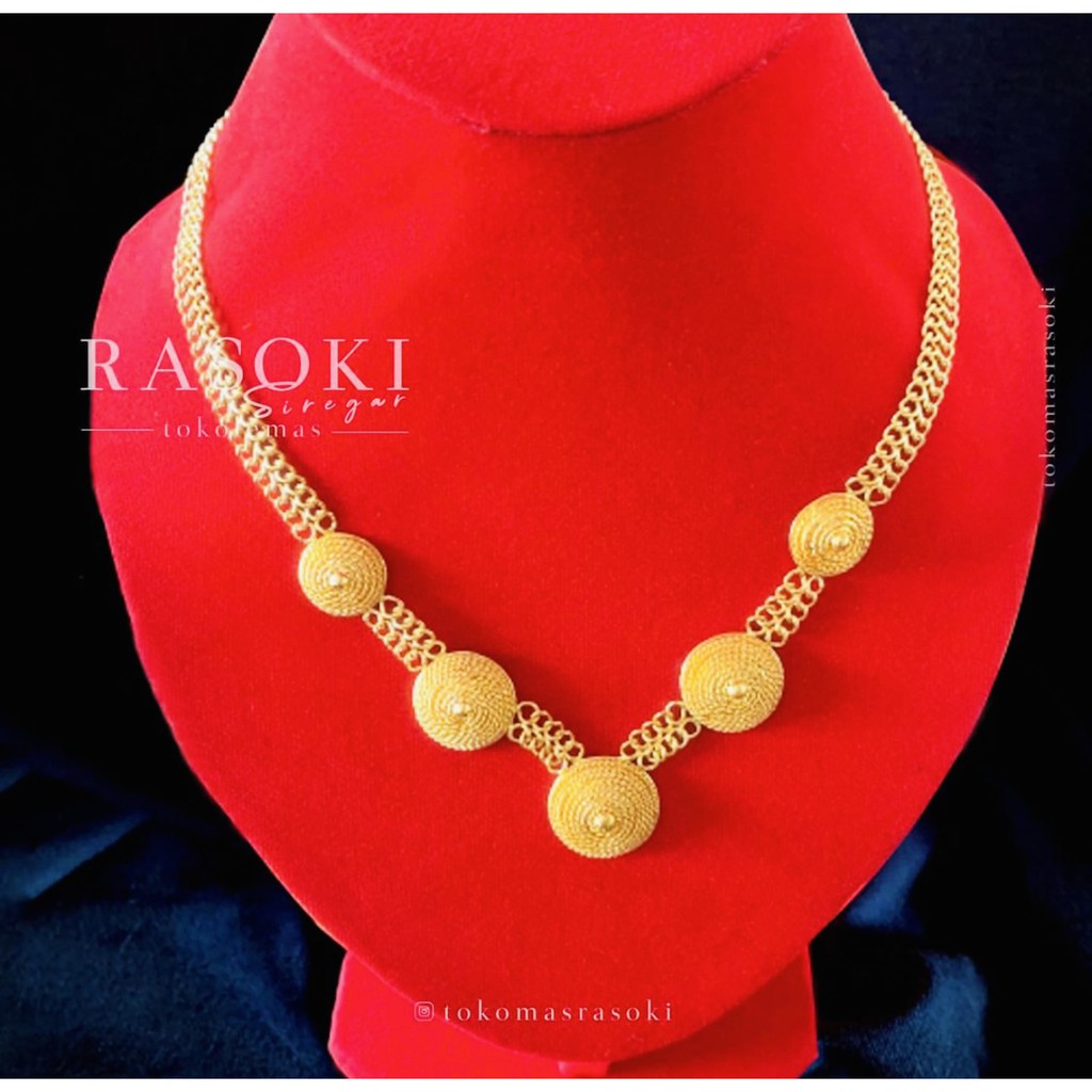 KALUNG EMAS 40gr BOROBUDUR LM LONDON 99,99% 24 KARAT | TOKO EMAS RASOKI