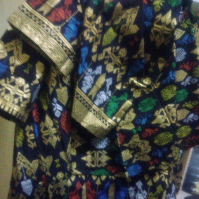 Sarimbit/ Couple Batik Rok N Blus Wanita Span Pendek Santika Prodo Hitam