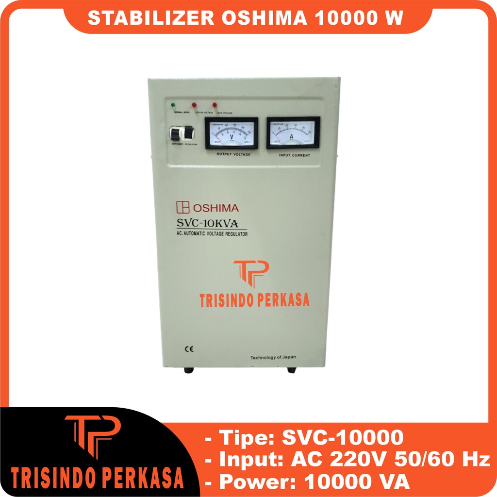 Stabilizer Oshima 10000watt 10000 Watt 10000w Svc 10000