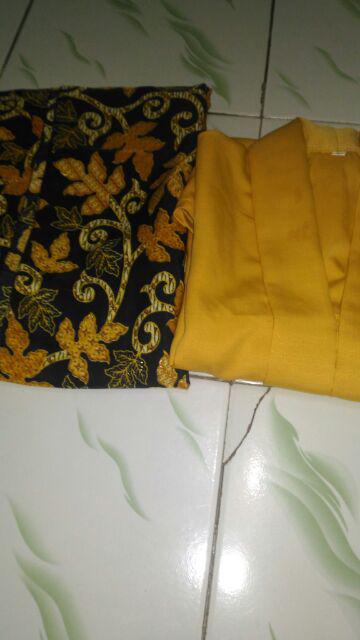 (cod) Setelan Kebaya Kutu Baru Floy Gold Terlaris