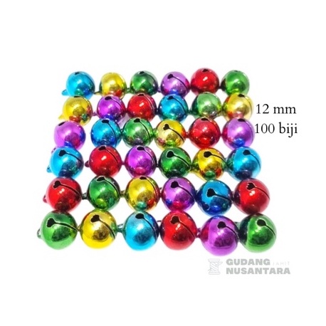 [ 100 biji ] Lonceng 12 mm / 1.2 cm / kerincingan / lonceng bell kecil