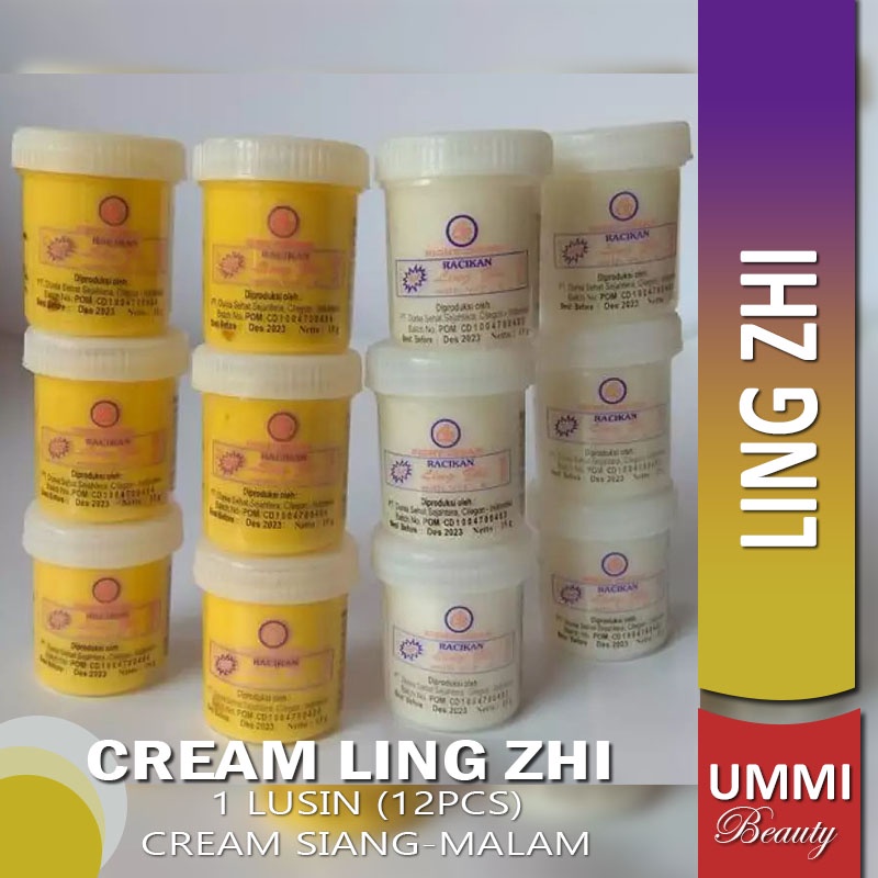 Terlaris  CREAM LING ZHI / Lingzhi Original / LING ZHI Cream Siang & Cream Siang / Ling Zhi Perlusin