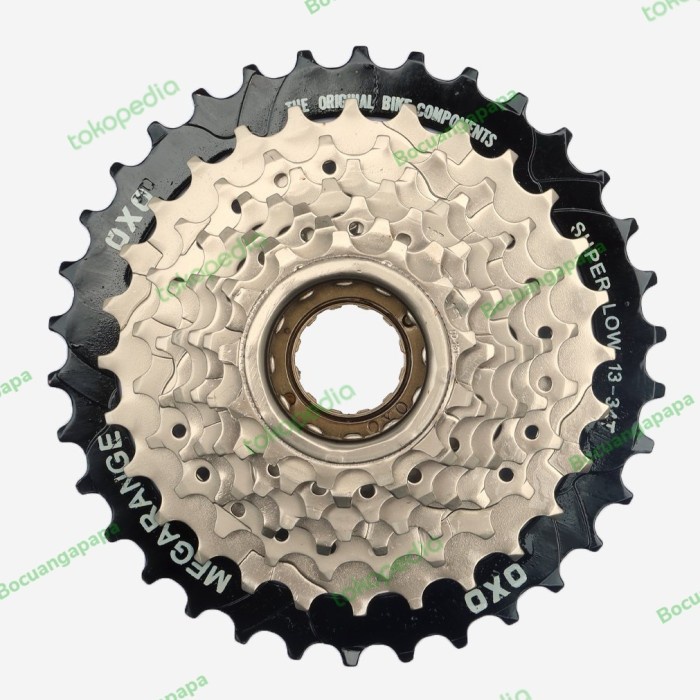 Sprocket Drat Ulir Freewheel Megarange Oxo 8 Speed 13-34T