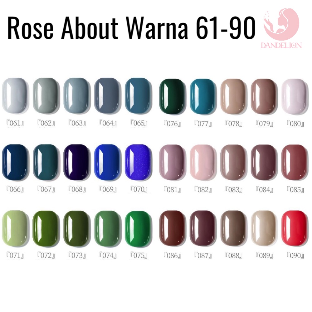 DND ROSE ABOUT (1-45) Gel Nail Polish UV LED Nail art kutek gel 7.3ml Cat kuku Gel uv kutek gel uv