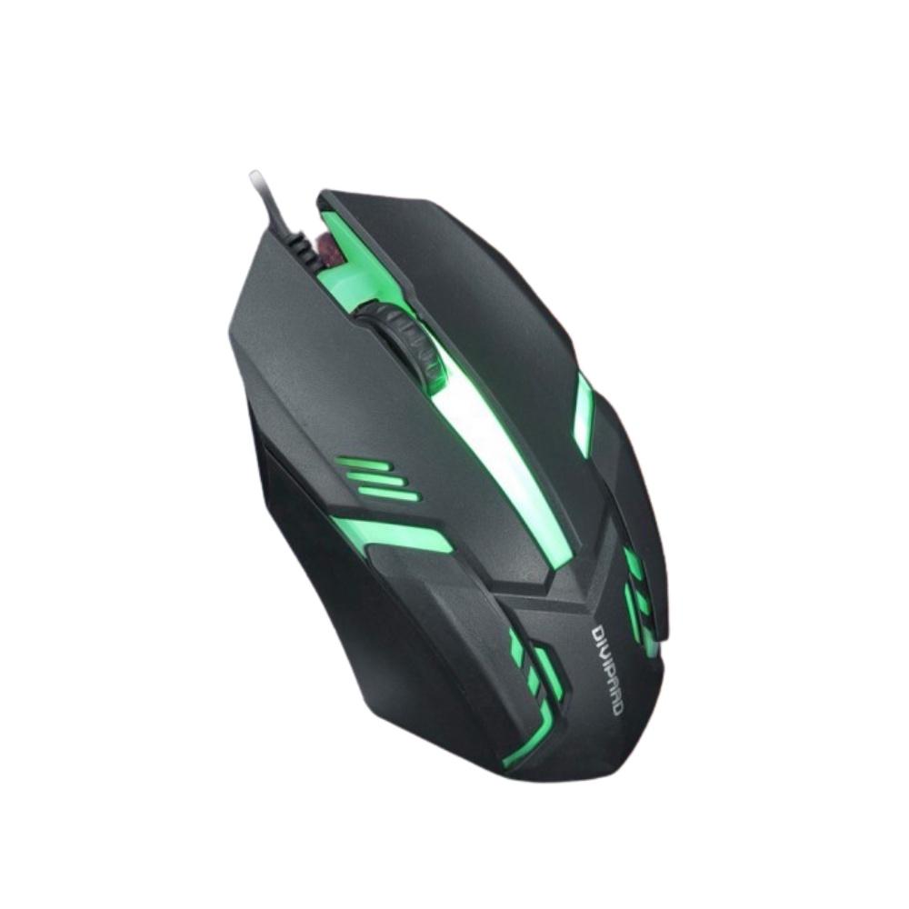 Optical Mouse Gaming Model Kabel Backlight Divipard OP20 1200 DPI