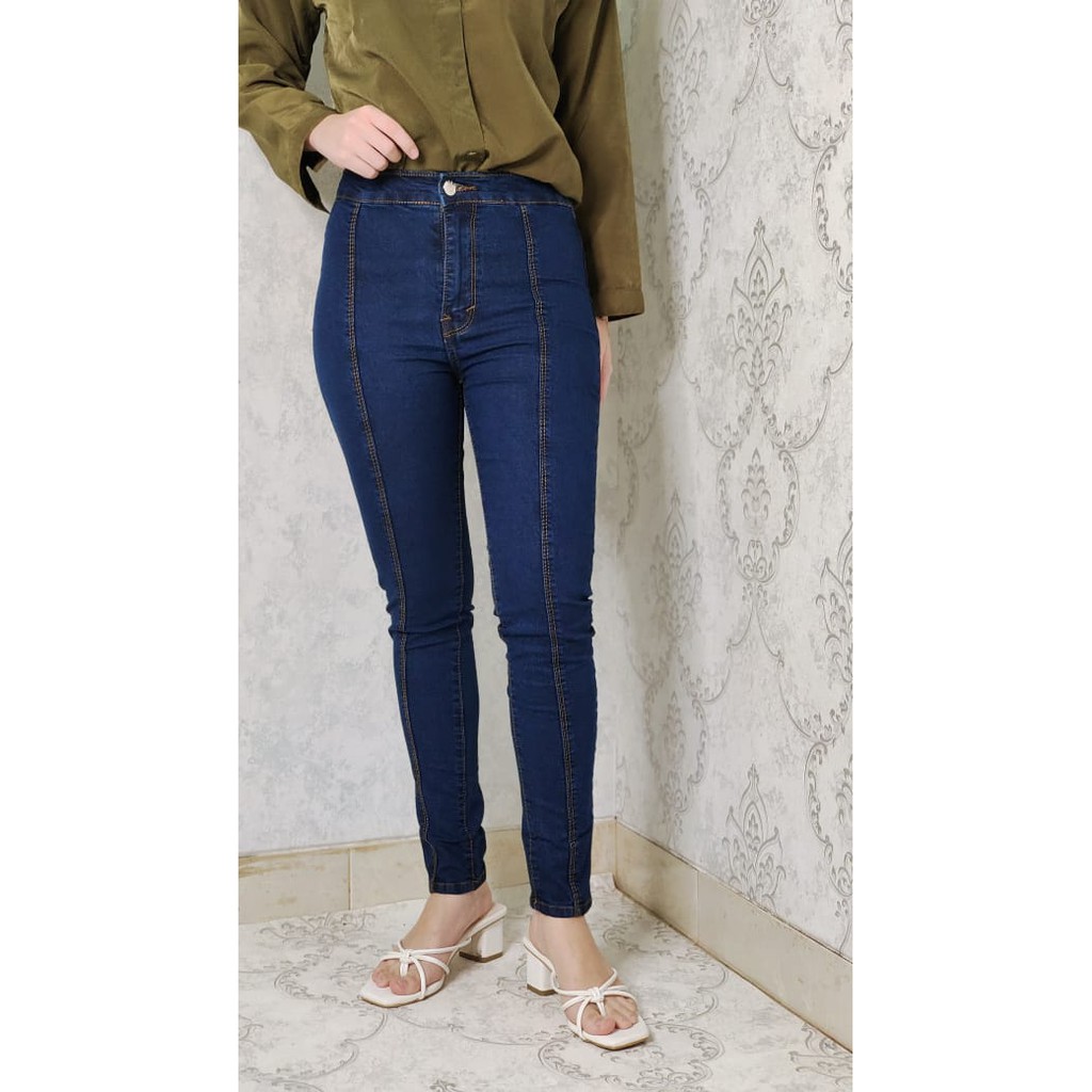 CATHERINE-JEANS FRONT LINE/JEANS WANITA NEW MODEL/CELANA WANITA TRENDY