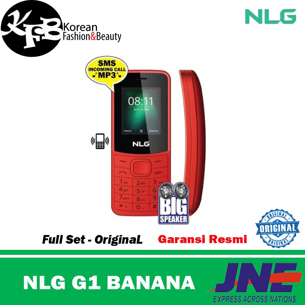 Hp murah NLG G1 BANANA DUAL SIM - Original - Garansi