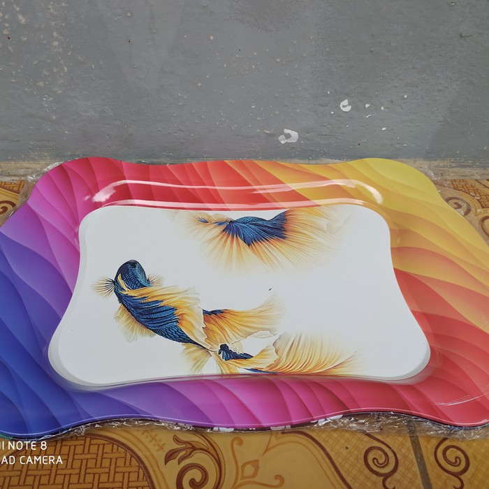 Nampan Motif, Nampan Baki Motip, Nampan 38Cm