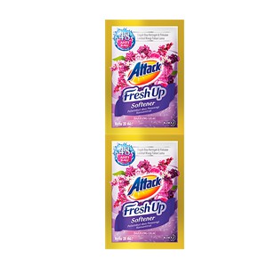 Attack Fresh Up Softener Dazzling Lilac Pelembut & Pewangi Kemasan Sachet 20 ml Rahmat Grosir Store