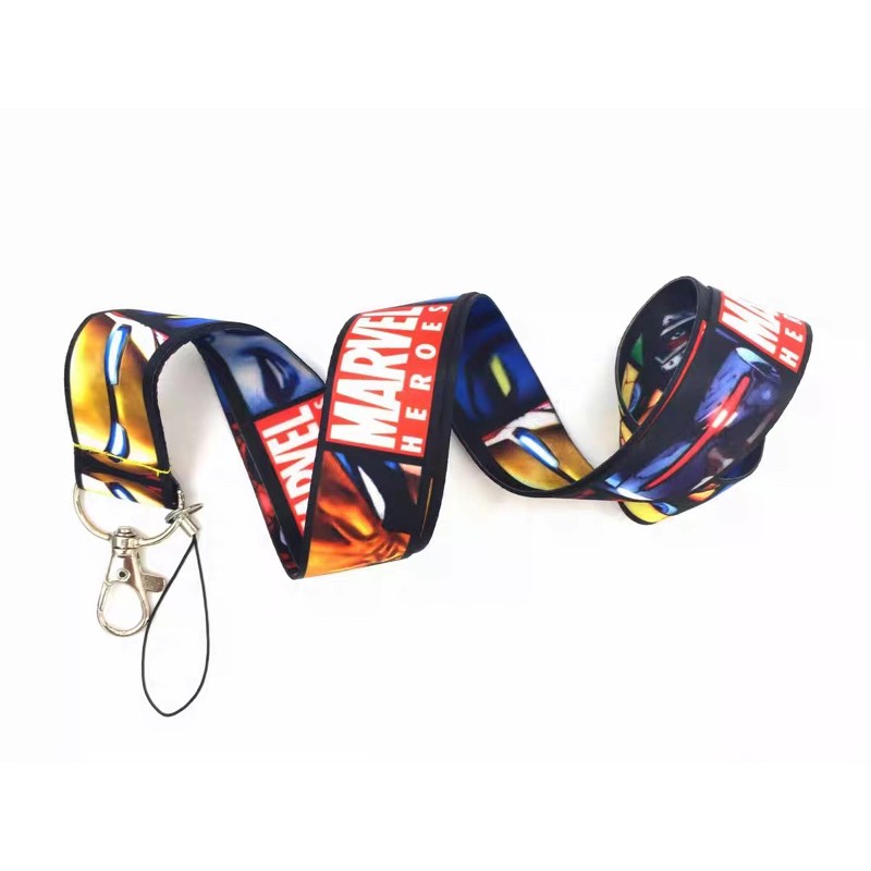 [ Vhieshop ] Tali Gantungan SuperHero Lanyard gantungan Hp