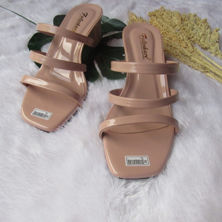 Sandal wanita hak tahu ban3 ZK-01