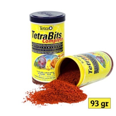 TETRA BITS PAKAN IKAN , UMPAN IKAN TETRA BITS / TETRABITS 93 GRAM / 93 GR/300ML PAKAN IKAN DISCUS