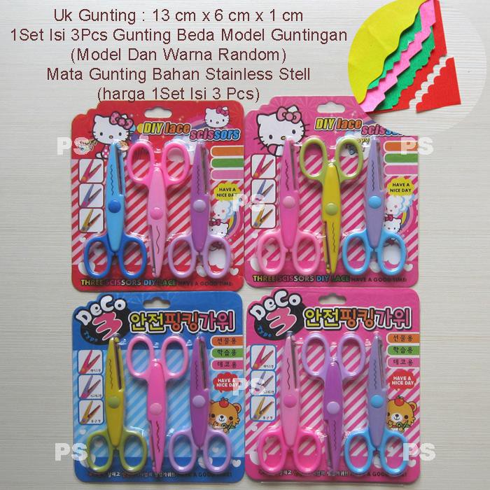 

Gunting Anak Zig Zag DIY Lace 1Set