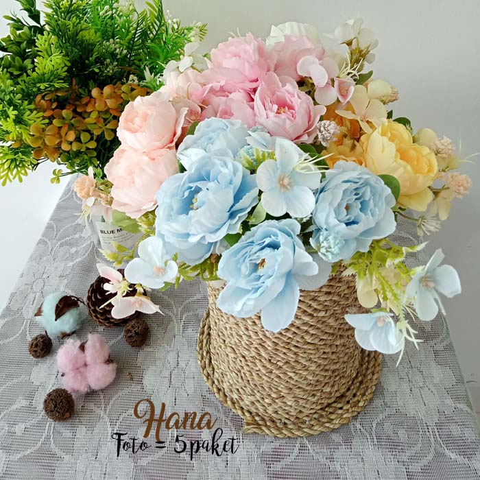 Bunga plastik artificial/bunga plastik/bunga dekorasi-2