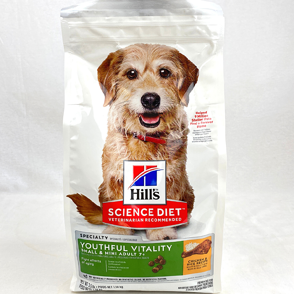 

SCIENCEDIET Makanan Anjing Tua Small Mini 7+ Youthful Vitality 1,58kg