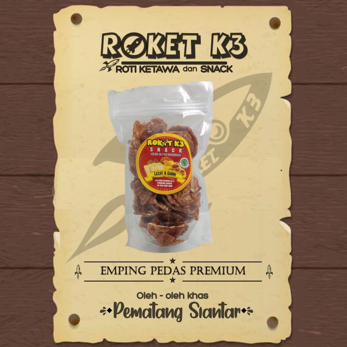 

Emping Pedas Gurih Renyah Cemilan Makanan Ringan Jajanan Oleh-Oleh