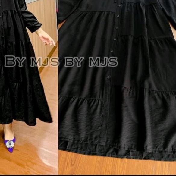 Ω NAOMI Tunik wanita terbaru jumbo rayon import premium polos motif Midi dress muslim korea Long tun