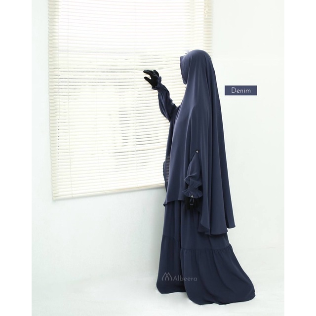 Amira Series by Albeera (Denim & Moss Green)