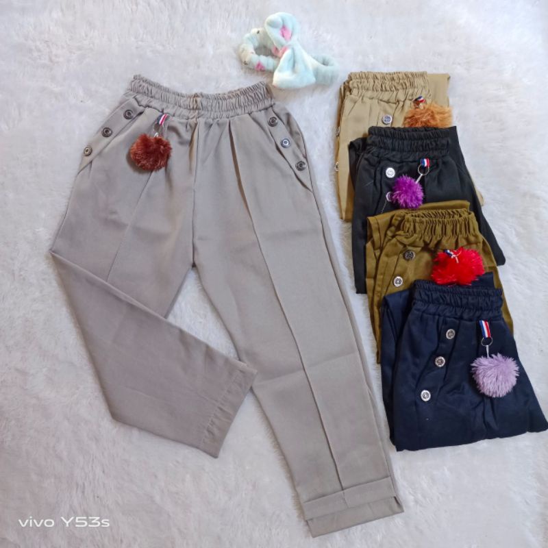 BAGYY PANTS ANAK PEREMPUAN USIA 3-14 TAHUN FASHION ANAK PEREMPUAN BAGYY PANTS ANAK CELANA ANAK PEREMPUAN BEGI PEN ANAK