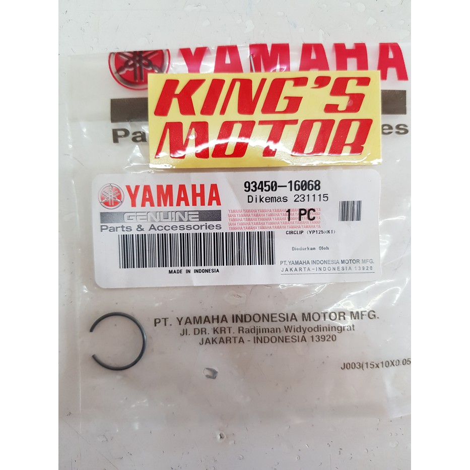 klip, clip seher, piston, cir clip mio, byson asli yamaha