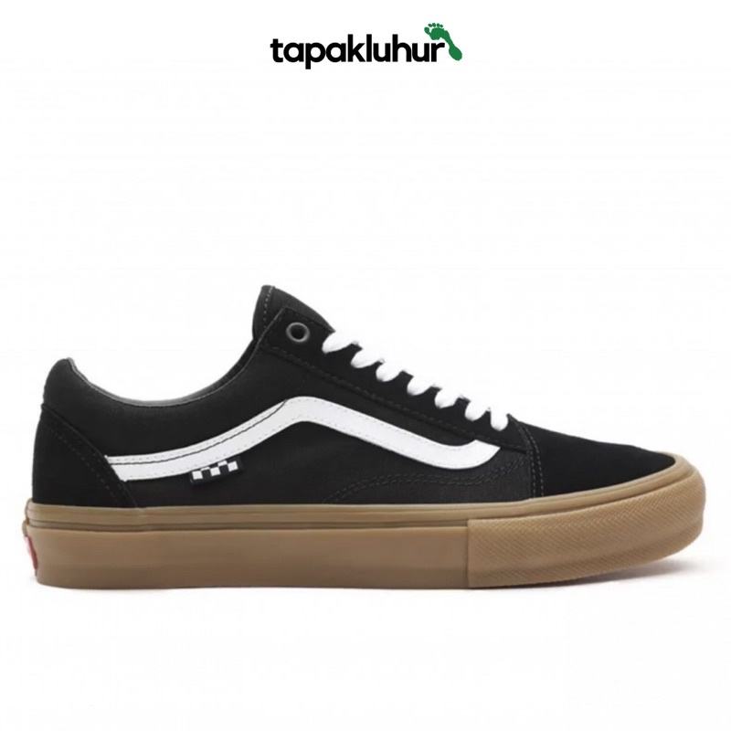 VANS SKATE CLASSIC OLD SKOOL BLACK GUM || RESMI PT NAVYA