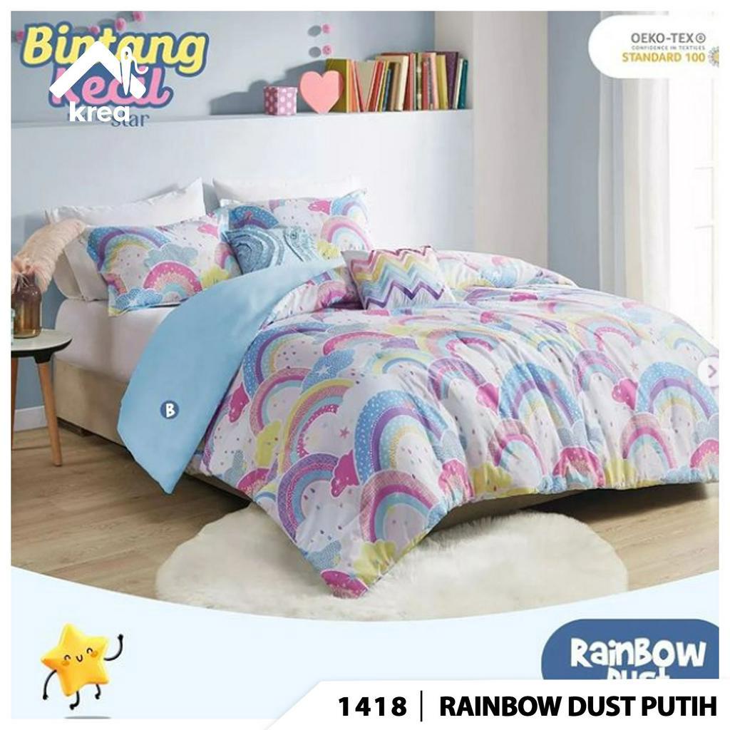 SET SPREI AESTHETIC BAHAN KATUN CVC ANTI GESER SARBAN + SARGUL MOTIF  1